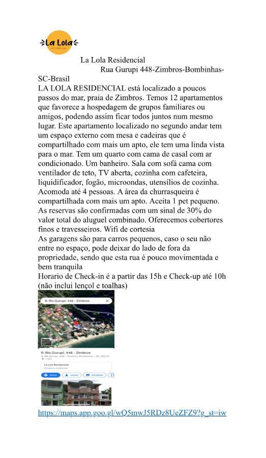 Appartamento La Lola Residencial Bombinhas Esterno foto